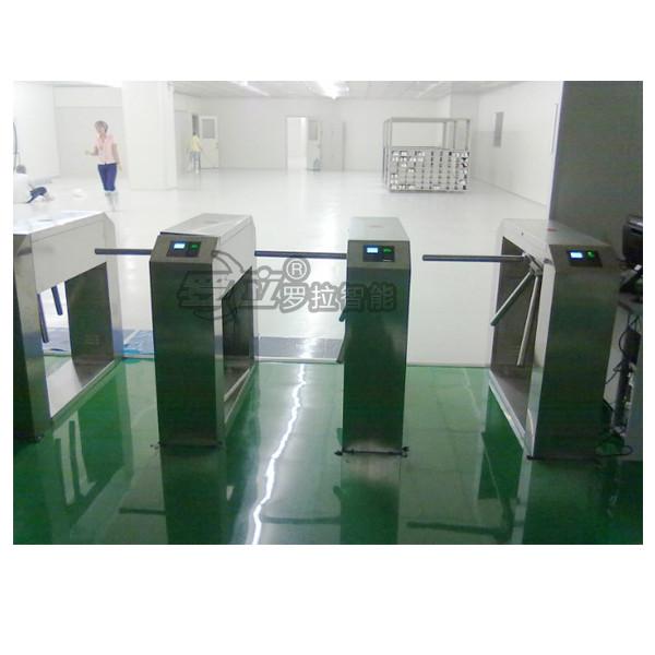 Electric Stainless Steel Access Control Turnstiles , Revolving Tripod Barrier