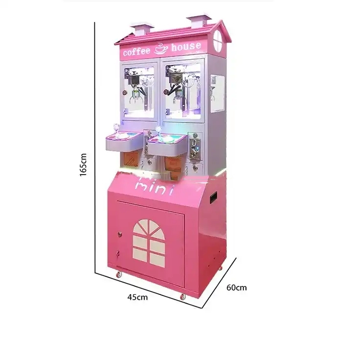Mini 116 USD Claw Machine with Metal Acrylic Plastic Construction Table Top Design