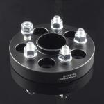 20mm All Black Forged Billet Aluminum Hub Centric Wheel Spacer 12.9 Grade Stud