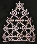 Snowflak rhinestone pageant crowns tiaras wholesale crowns and tiaras china