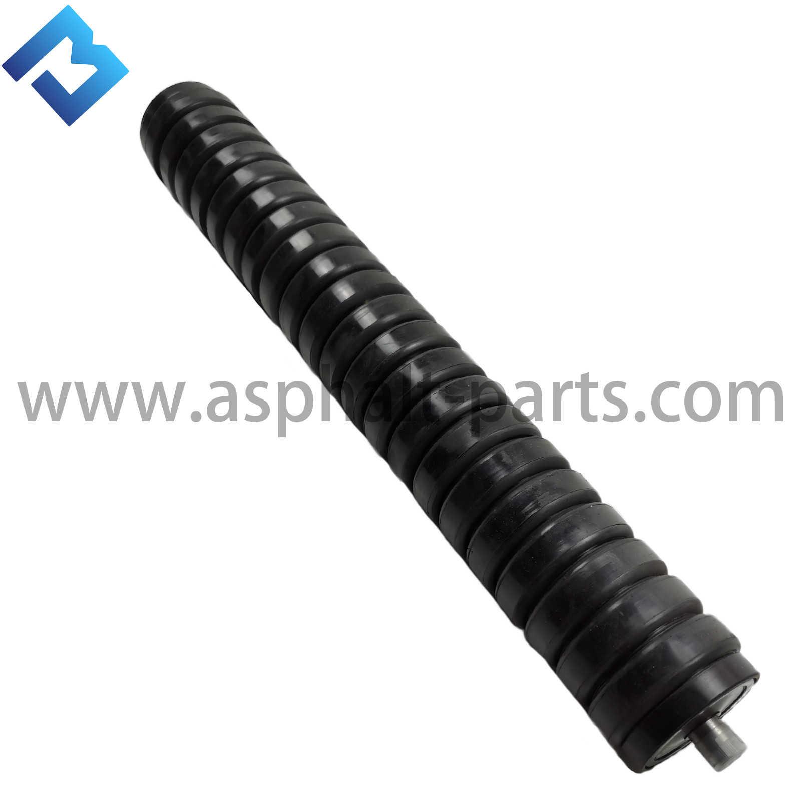 W195 200 205 215 2091189 Rubber Coated Conveyor Drive Rollers With Handles