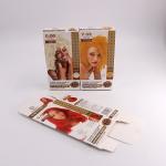350gsm White Board hair packaging box Customized Size