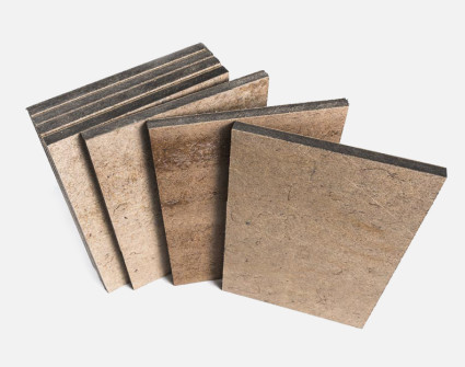 Colorful Cloth Surface Thin Fiberboard , Low Carbon Thin Hardboard Sheets