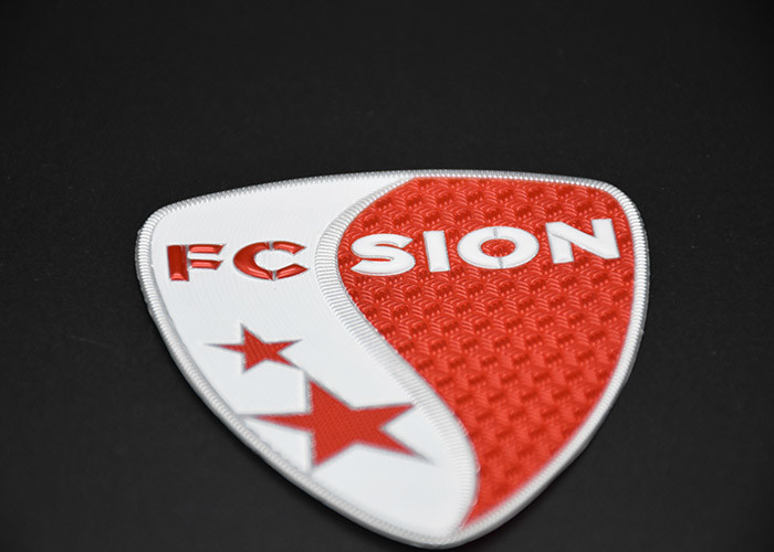 Clothing TPU Custom Uniform Patches , Heat Press Iron On Patches
