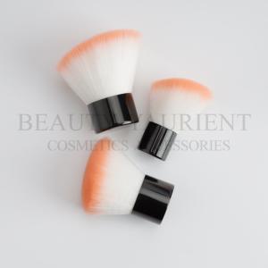 Quality Silkscreen Logo Synthetic Kabuki Blush Brush Angled Travel Kabuki Brush wholesale