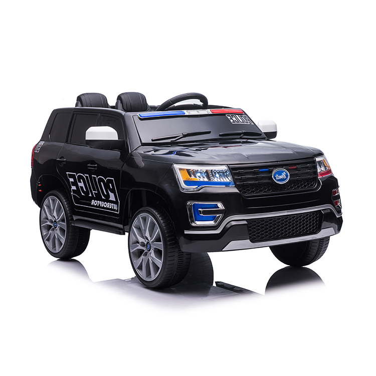 Children Ride On Car with Remote Control and 12V Battery White Plastic Material