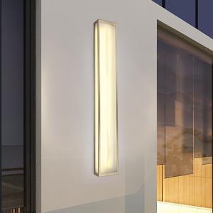 Quality European-style stainless steel outdoor wall light glass villa courtyard wall light community exterior wall light wholesale