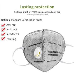 Quality Antivirus Activated Carbon Dust Mask , Activated Charcoal Breathing Mask wholesale