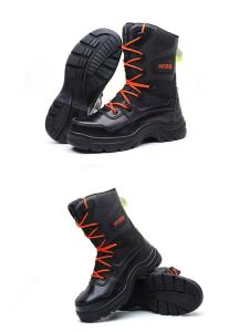Quality Waterproof Firefighter Rescue Boots Anti Puncture Oil Resistant Safety Boots wholesale