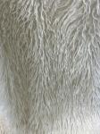 Off White Mongolian Faux Fur Fabric 750GSM