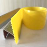 Anti-skidding PVC Rubber Stair Nosing Edge Trim with Custom Size and Moulding