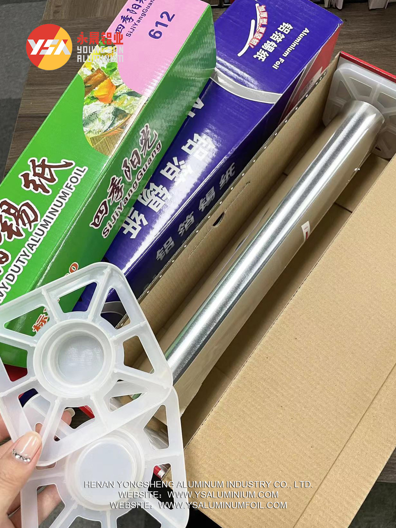 Aluminum Foil Roll 10 microns 8011 Aluminum Foil Roller Food Grade Household Aluminum Foil