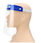 Double Side Full Face Clear Face Shield , OEM Safety Dental Visor Face Shield