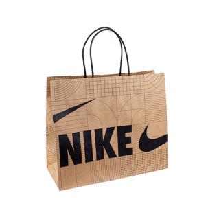 Quality Personalized Logo Kraft Handle Paper Bags Biodegradable Non smell wholesale