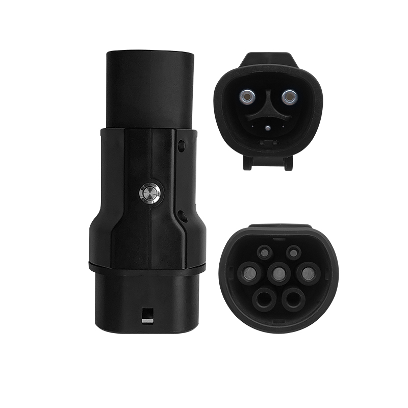 Rated voltage 220V Black NACS Condition 7KW 32A Tesla EV Charging Adapter for Type2 Inlet Electric Vehicles tesla