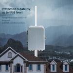 1 point 8/12 core Fiber Splitter Box for Helium Outdoor Waterproof Fiberglass
