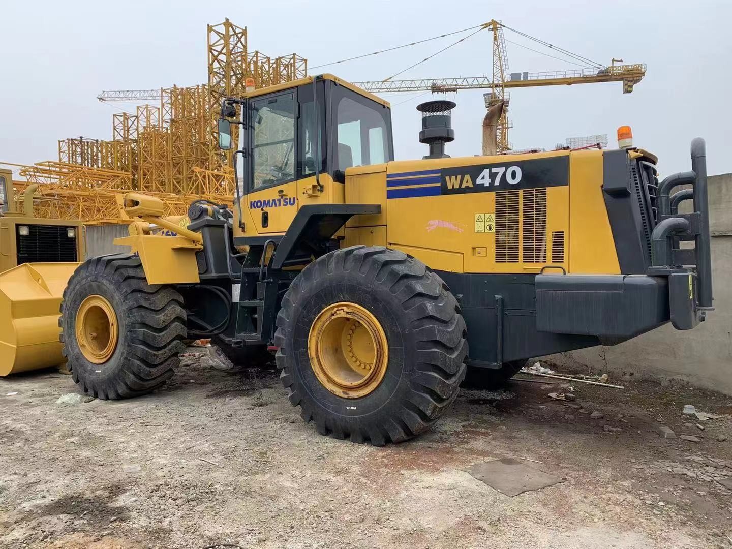 Repaint Color Used Wheel Loader Komatsu WA470-6 Second Hand Loader