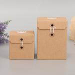 White Black Printed Kraft Paper Drawer Box Packaging Silk Scarf