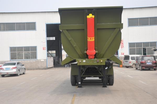 1310mm Wheel Base 9t Grade Wear-Resistant Steel Self Dumping Trailer for