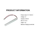 Rechargeable 4.8v NiCd Battery 2000mAh 2200mAh 1800mah NiCd Battery