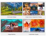 Wall Mount 3840*2160P 16.7M LCD Display Wall