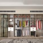 Adjustable Small MDF Master Walk In Closet Wardrobe Cupboards Furniture