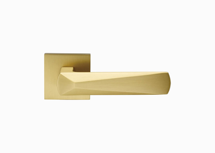 Elegant High End door Handles , 130mm 64mm Bedroom Lever Door Handles