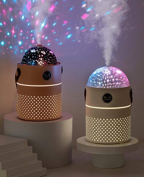 HOMEFISH Rechargeable Battery Essential Oil Diffusers 550ml Projection Air