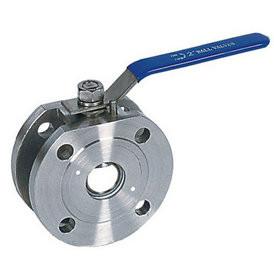 Quality Full Bore Flanged 1000 WOG Ball Valve PN16 1 Piece Wafer Type wholesale
