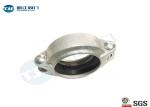Flexible Grooved Pipe Coupling , 76M Stainless Steel Grooved Pipe Clamps