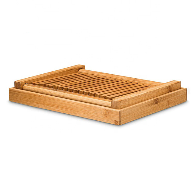 Supply Bamboo Bread Slicing Machine with Multifunctional Design 34cm x 24cm x 21cm