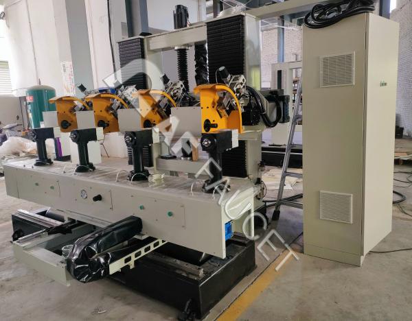 RTAF-AP04-CNC automatic metal polishing machine, 4 stations mop wheel polishing