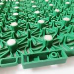 Shock Absorption PP Tiles for Volleyball Tennis Badminton Court 280g Weight