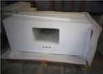 Bathroom Caesarstone Vanity Top , Quartz White Galaxy Stone Vanity Tops