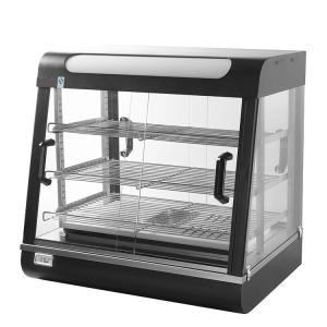 Quality Hotel Buffet Food Warm Glass Display Showcase / Hot Food Display Cabinets wholesale
