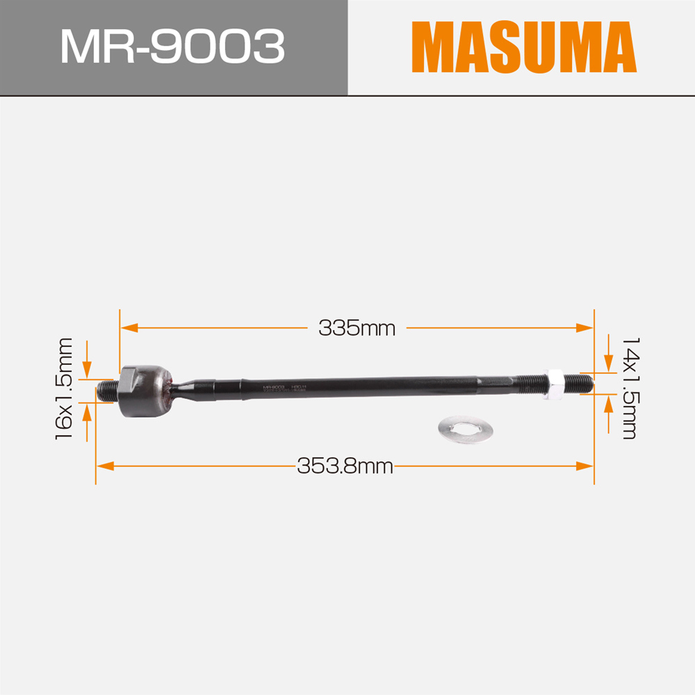 4422A055 4422A077 MN103259 Inner Rack End for MITSUBISHI GRANDIS NA4W in High Demand