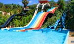 ODM Kid Aqua Theme Park Swimming Pool Water Fun Toy Rides Fiberglass Slide Set