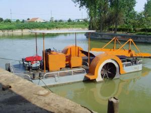 Quality 50 Liter Capacity Steel Aquatic Weed Harvester With 115kw Diesel Powered 2-Section Rod Design wholesale