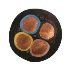 Quality 4 Core 1.9/3.3kV High Voltage Flexible Cable CCC Rubber Insulation wholesale