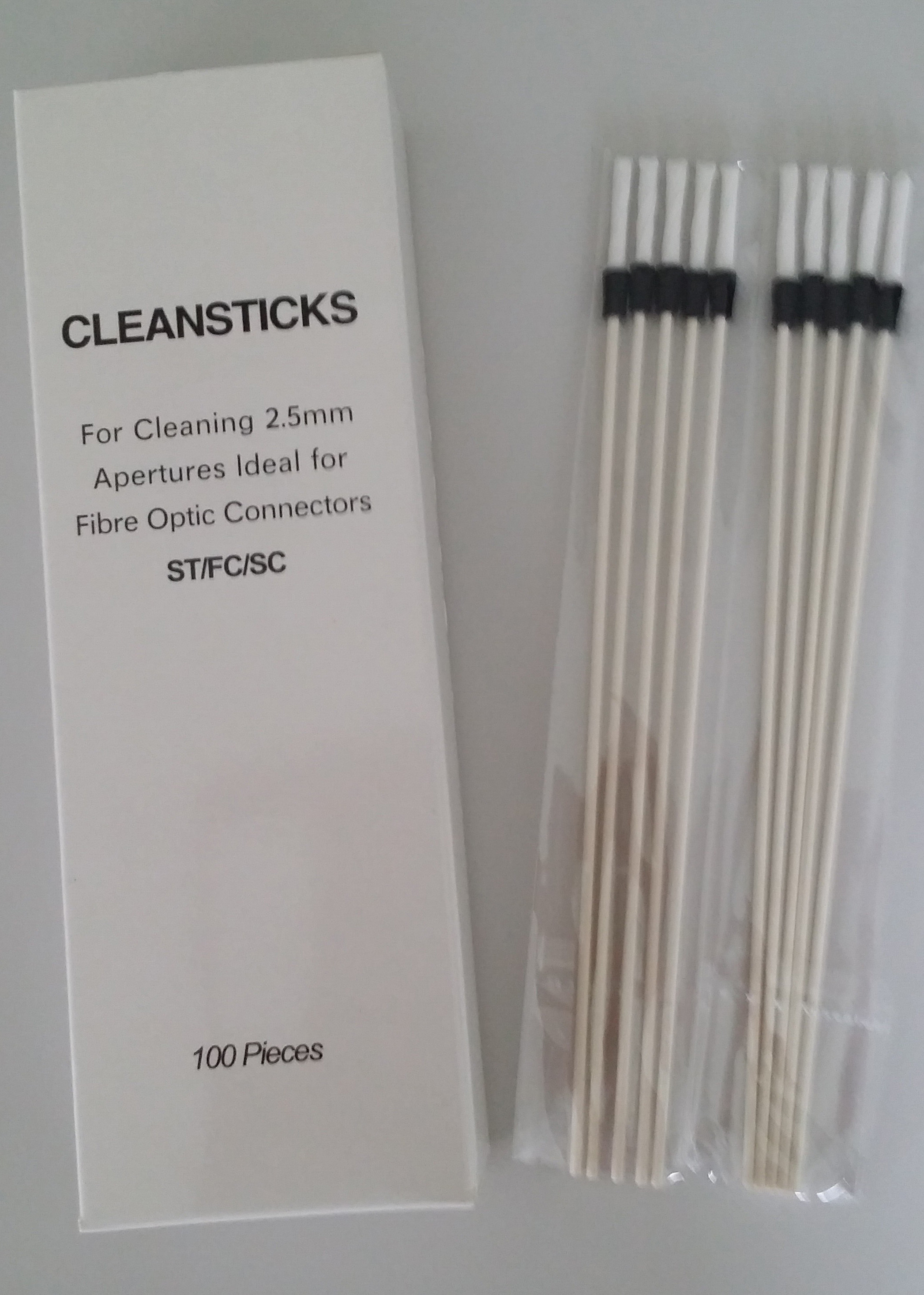 Compact And Disposable Fiber Optic Cleaning Sticks High Cleaning Performance