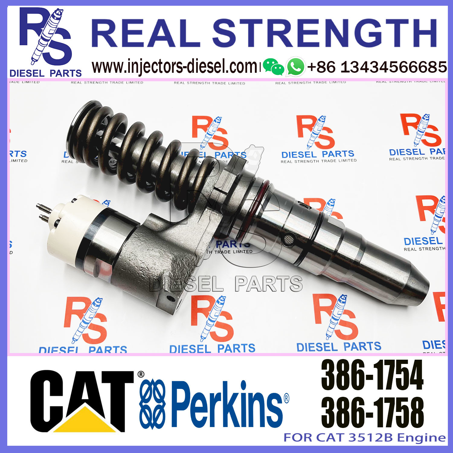 Diesel Fuel Injector 250-1302 389-1969 10R-1303 386-1754 20R-1270 20R-1276 20R-0848 20R-0850 for 3512B Excavator