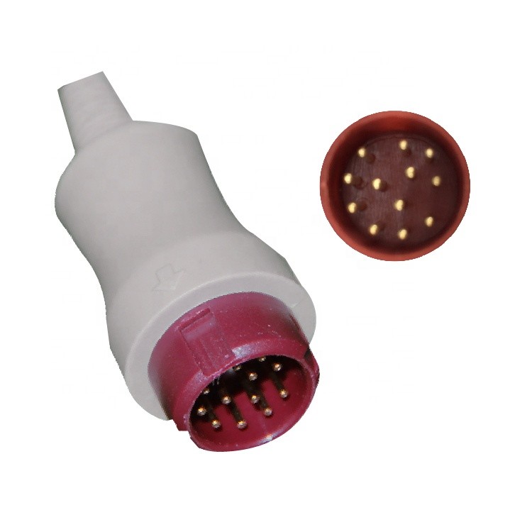 TPU PVC 12 Pin Mindray IBP Cable Argon Transducer Class II