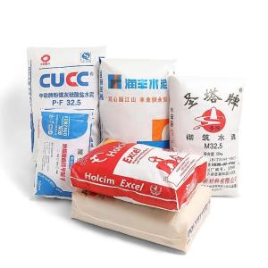 Quality Best Sale 20KG 40KG 50KG PP Valve Block Bottom empty cement bag China manufacture wholesale