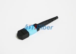 Quality OM3 / OM4 24 Core MPO Optical Fiber Connector For Fiber Patch Cord wholesale
