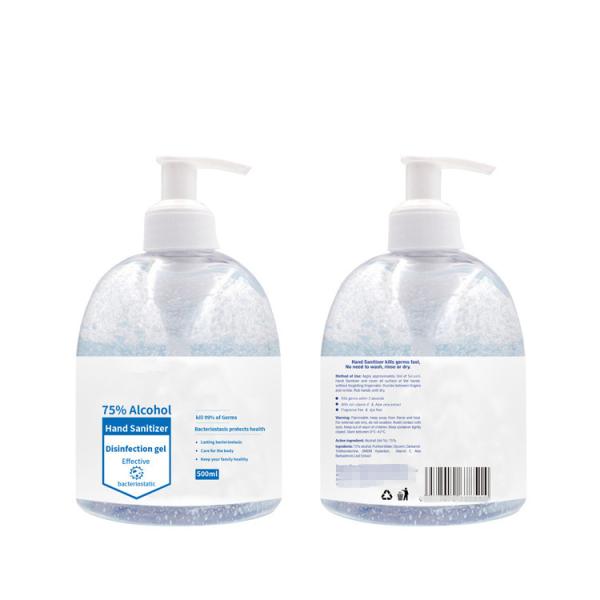 Custom Your Own Logo FDA Approved Anti Virus 75% Alcohol Hand Sanitizer in