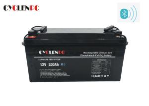 China 200ah 12 Volt Deep Cycle Marine Battery , Smart Lithium Ion Battery Anti Overcharge on sale