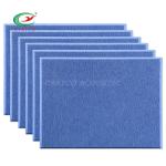 Custom shape Blue Felt Wall Panels Eco Friendly Acoustic Treatment For Classroom