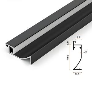 Quality ​IP65 Waterproof Recessed Aluminium LED Strip Profile With Diffuser Cover wholesale