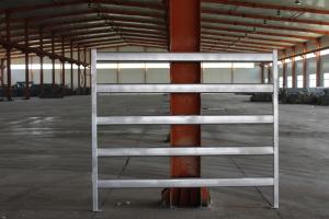 Quality Six Bars Heavy Duty Metal Oval Rail Cow Fence Panels for Au Market wholesale