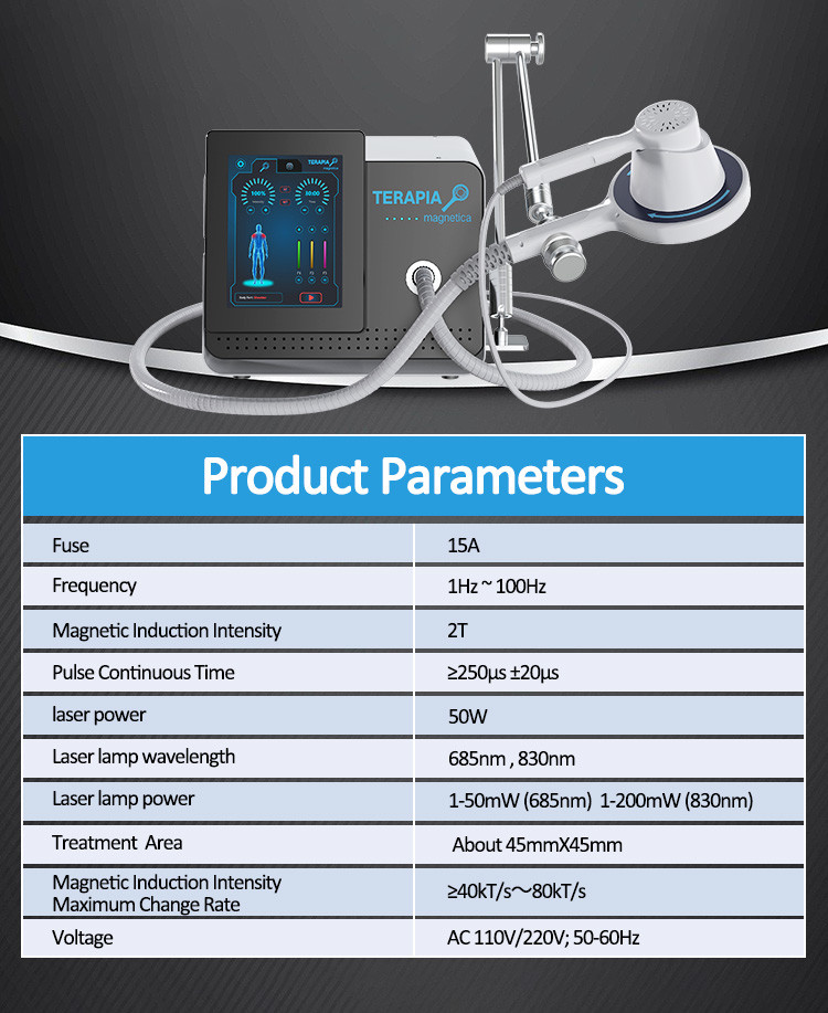 Laser Magnetic Therapy Device Pain Relief / Physical Therapy With Dual Energy Treatment